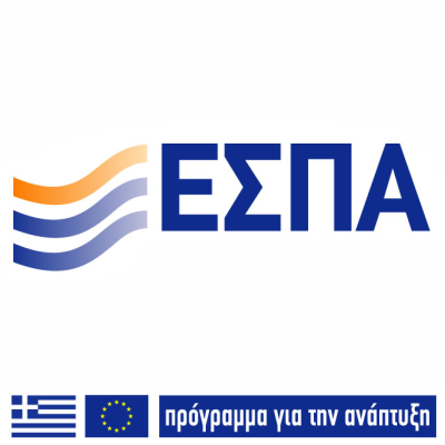 Αυτοκόλλητο με το λογότυπο της ETPA GR, με έντονα γράμματα σε φόντο υψηλής ανάλυσης